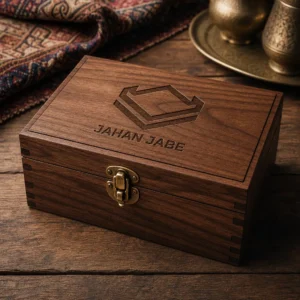 جعبه و باکس صنایع دستی قفل دار چوبی