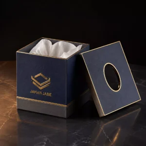 خرید و قیمت هاردباکس دستمال کاغذی مربع شیک