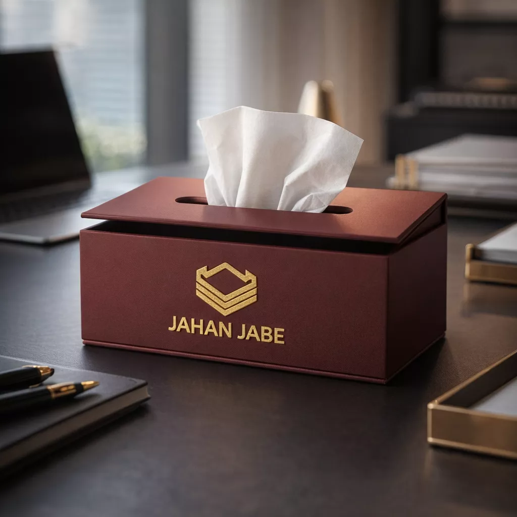 خرید هاردباکس دستمال کاغذی کتابی شیک